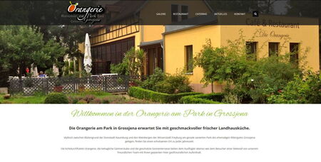 Orangerie am Park in Grossjena