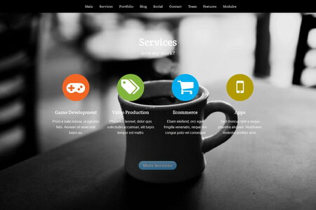 Onepage Webdesign